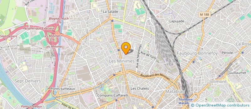 localisation de l'entreprise MONSIEUR MARC HUESCA  TOULOUSE