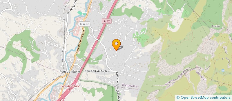 localisation de l'entreprise MONSIEUR MARC HUET DE FROBERVILLE  ROQUEVAIRE