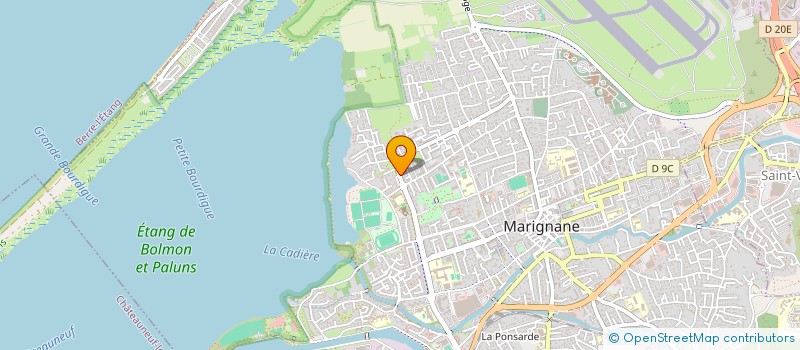 localisation de l'entreprise MONSIEUR MARC HUGUES  MARIGNANE