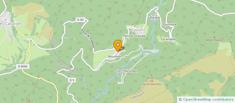 localisation de l'entreprise MONSIEUR MARC HUMBLOT  CASTANS