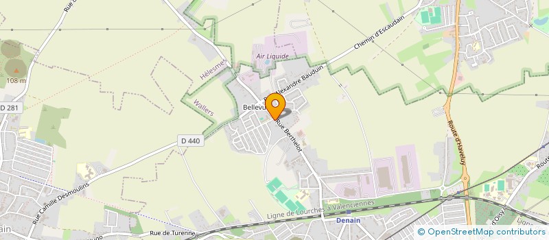 localisation de l'entreprise MONSIEUR MARC HUREZ  DENAIN