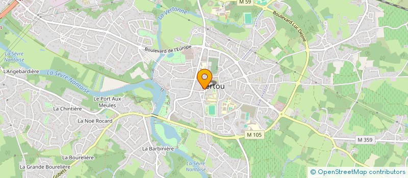 localisation de l'entreprise MONSIEUR MARC HUTEAU  VERTOU