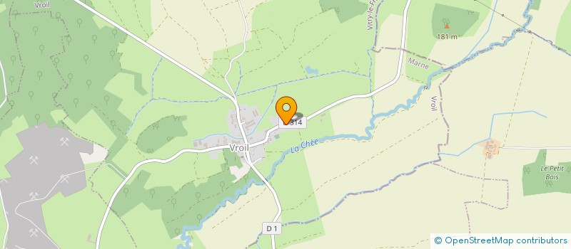 localisation de l'entreprise MONSIEUR MARC HUTIN  VROIL