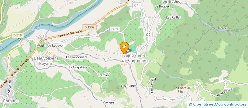 localisation de l'entreprise MONSIEUR MARC INARD-CHARVIN à SAINT-PIERRE-DE-CHERENNES
