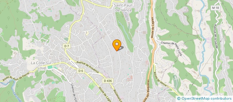localisation de l'entreprise MONSIEUR MARC INGLESE à SAINT-PAUL-DE-VENCE