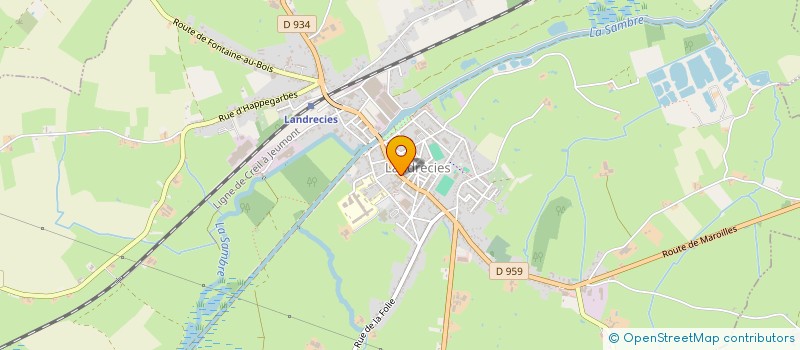 localisation de l'entreprise MONSIEUR MARC ISENBRANDT à LANDRECIES