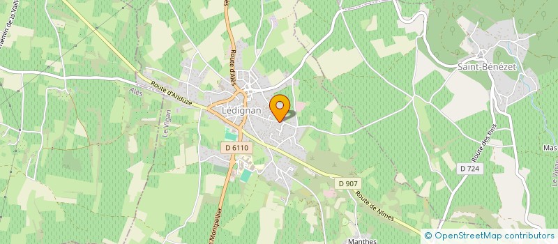 localisation de l'entreprise MONSIEUR MARC ISSARTE  LEDIGNAN