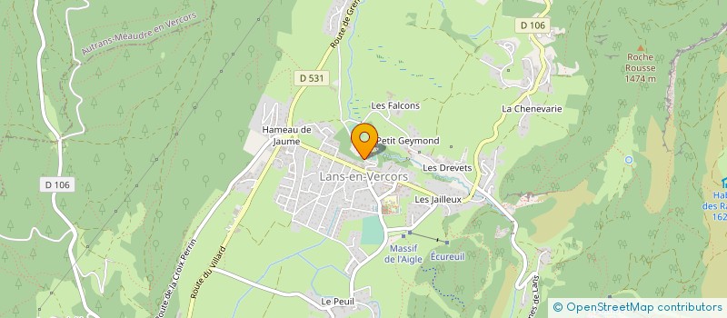 localisation de l'entreprise MONSIEUR MARC IVIAN  LANS-EN-VERCORS