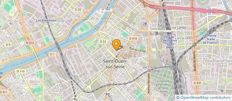 localisation de l'entreprise MONSIEUR MARC JAKUBOVIEZ à SAINT-OUEN-SUR-SEINE