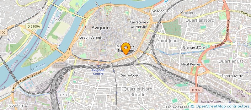 localisation de l'entreprise MONSIEUR MARC JAMAULT  AVIGNON