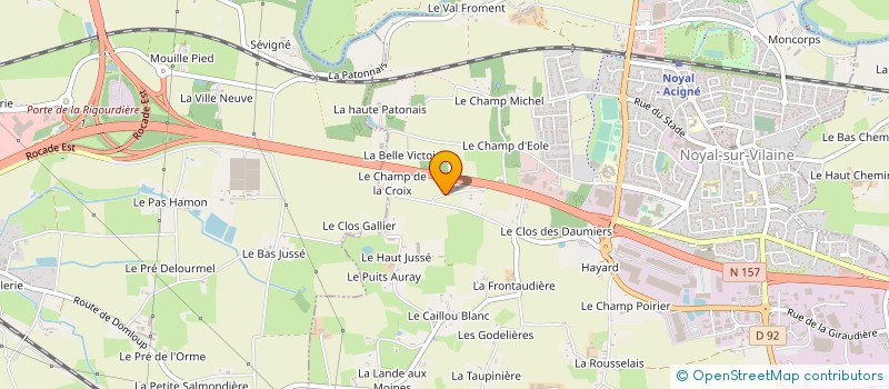 localisation de l'entreprise MONSIEUR MARC JAMMET  BRECE