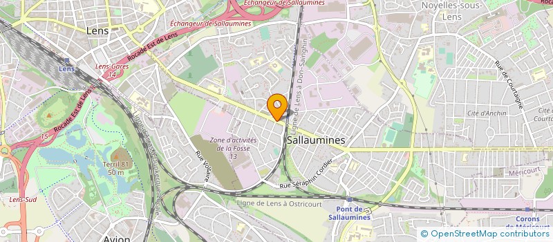 localisation de l'entreprise MONSIEUR MARC JANIACZYK à SALLAUMINES