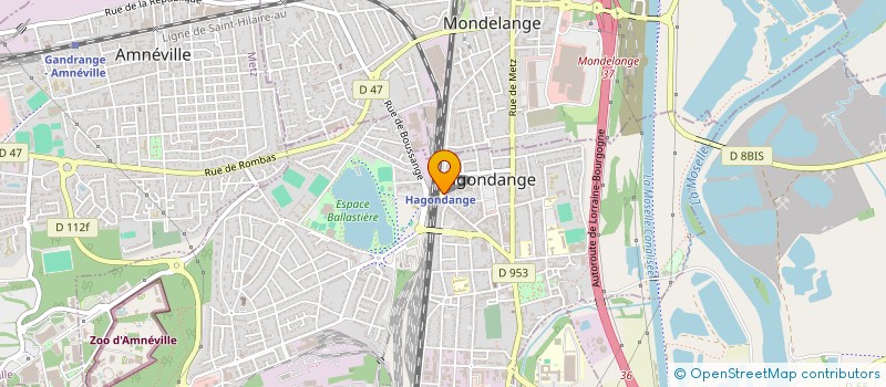 localisation de l'entreprise MONSIEUR MARC JANSEM à HAGONDANGE