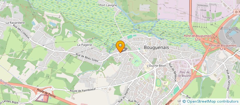 localisation de l'entreprise MONSIEUR MARC JARLEGAND à BOUGUENAIS