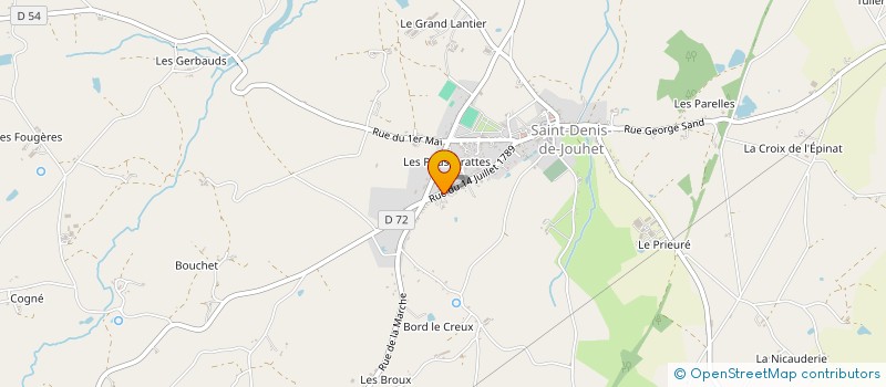 localisation de l'entreprise MONSIEUR MARC JARREAU à SAINT-DENIS-DE-JOUHET