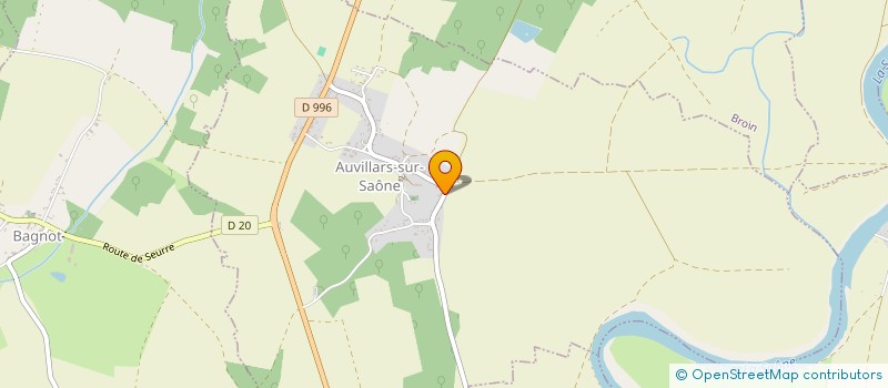 localisation de l'entreprise MONSIEUR MARC JAUDAUX à AUVILLARS-SUR-SAONE