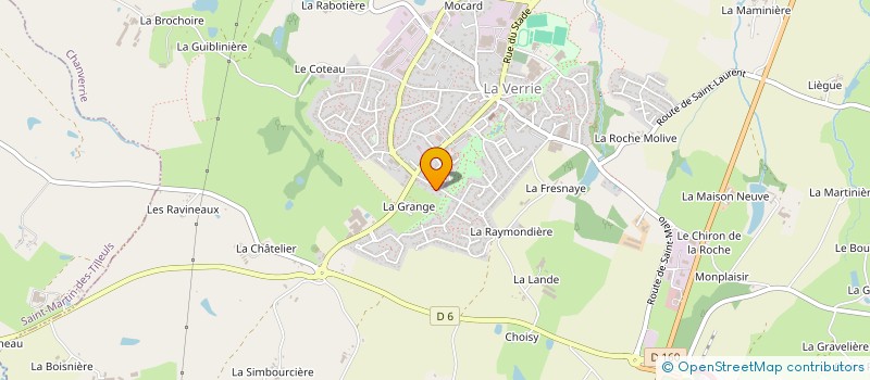 localisation de l'entreprise MONSIEUR MARC JAULIN  CHANVERRIE