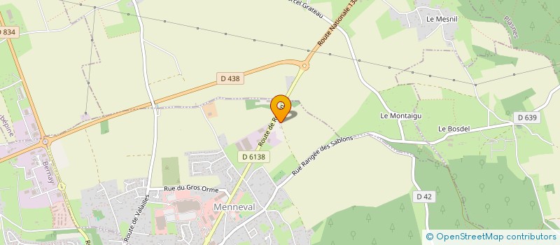 localisation de l'entreprise MONSIEUR MARC JEAN  MENNEVAL