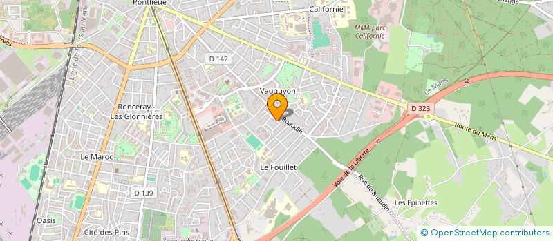 localisation de l'entreprise MONSIEUR MARC JEAN  LE MANS