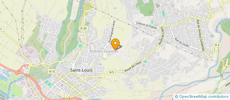 localisation de l'entreprise MONSIEUR MARC JEAN YVES DREANO à SAINT-LOUIS