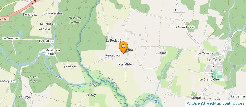 localisation de l'entreprise MONSIEUR MARC JEANNOEL  LE COURS