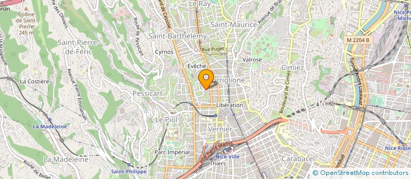 localisation de l'entreprise MONSIEUR MARC JEGOU à NICE