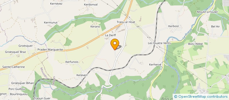 localisation de l'entreprise MONSIEUR MARC JEZEQUEL  GRACES