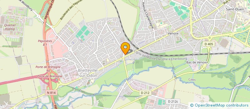 localisation de l'entreprise MONSIEUR MARC JIANG  BRETTEVILLE-SUR-ODON