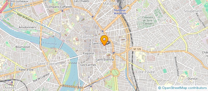 localisation de l'entreprise MONSIEUR MARC JOACHIM LIEBER  TOULOUSE