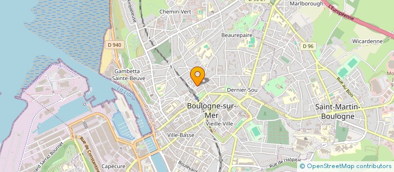 localisation de l'entreprise MONSIEUR MARC JOIGNY à BOULOGNE-SUR-MER
