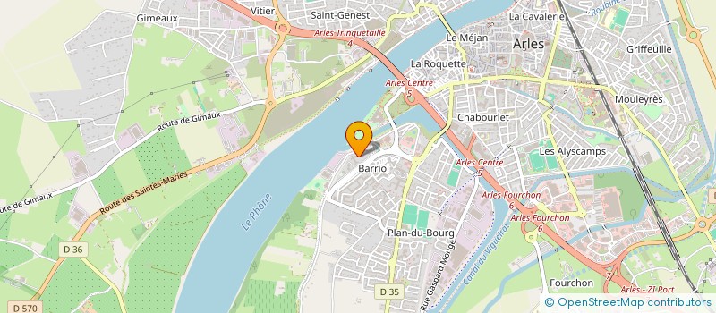 localisation de l'entreprise MONSIEUR MARC JOLIVET  ARLES