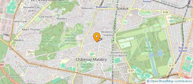 localisation de l'entreprise MONSIEUR MARC JOLIVET à CHATENAY-MALABRY