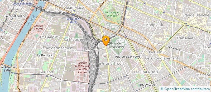 localisation de l'entreprise MONSIEUR MARC JOLY à LYON