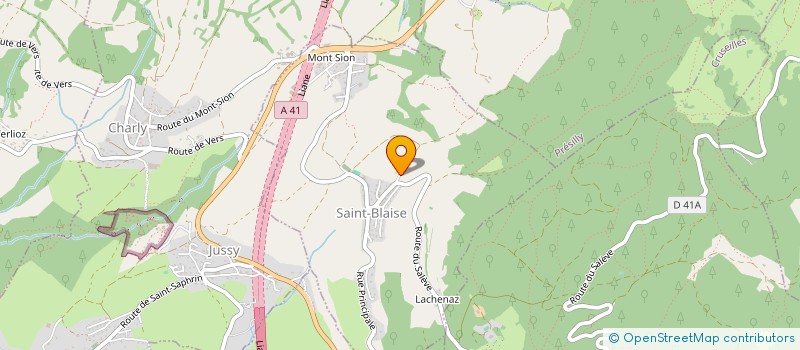 localisation de l'entreprise MONSIEUR MARC JOSSERAND à SAINT-BLAISE