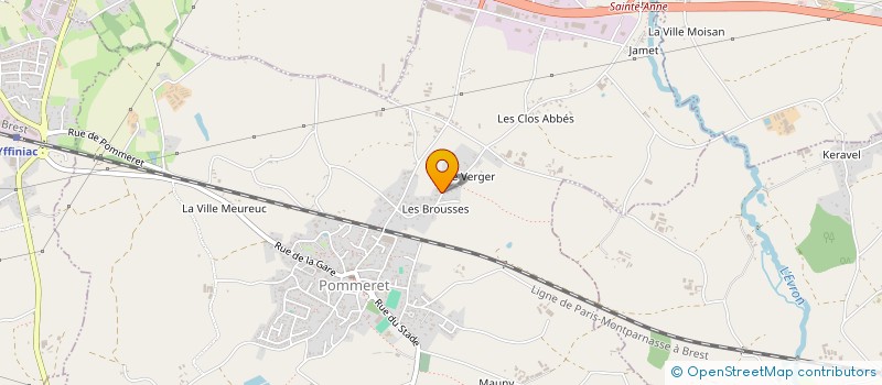 localisation de l'entreprise MONSIEUR MARC JOUANNY  POMMERET