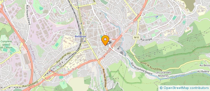 localisation de l'entreprise MONSIEUR MARC JOUBERT  SAINT-ETIENNE