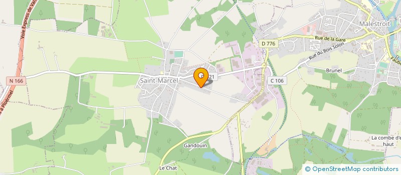 localisation de l'entreprise MONSIEUR MARC JOURDRAN à SAINT-MARCEL