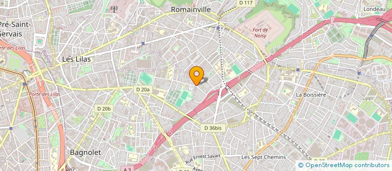 localisation de l'entreprise MONSIEUR MARC JOUSSET  ROMAINVILLE