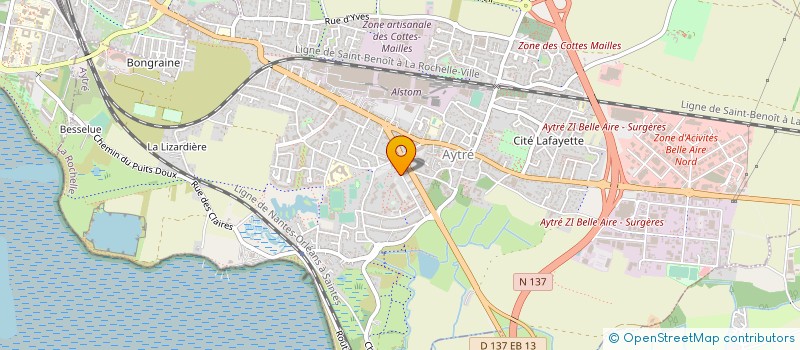 localisation de l'entreprise MONSIEUR MARC JULIE  LA ROCHELLE