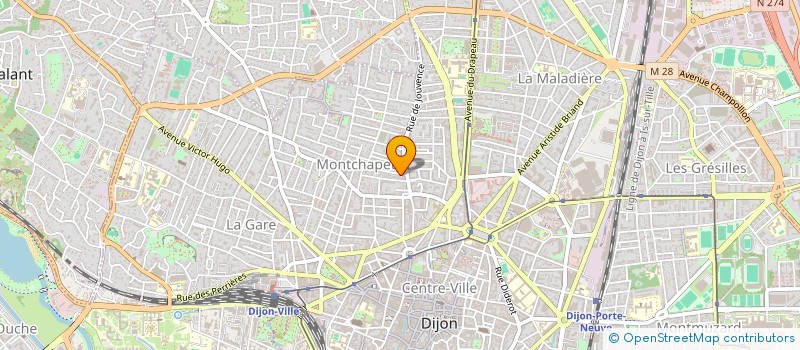 localisation de l'entreprise MONSIEUR MARC KAMALIY ZONOZY à DIJON