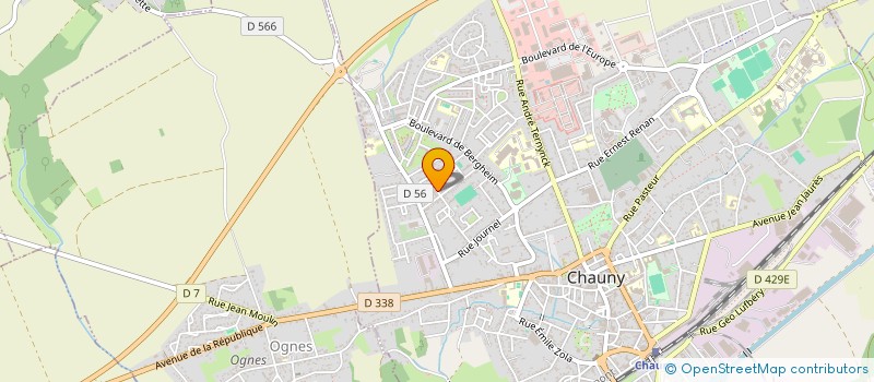 localisation de l'entreprise MONSIEUR MARC KANAAN  CHAUNY