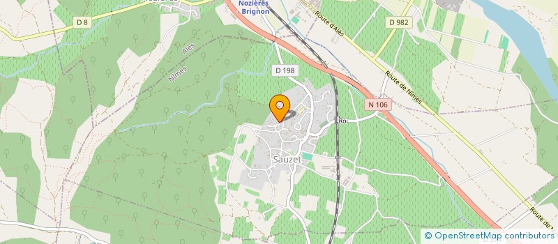 localisation de l'entreprise MONSIEUR MARC KEBDANI  SAUZET