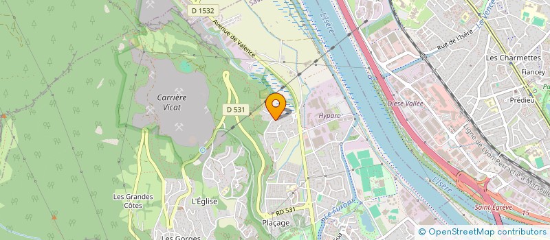 localisation de l'entreprise MONSIEUR MARC KOGON à SASSENAGE