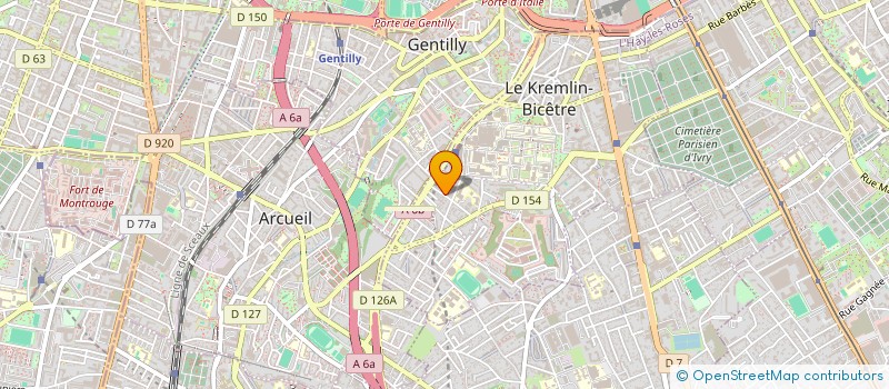 localisation de l'entreprise MONSIEUR MARC KONATE  LE KREMLIN-BICETRE