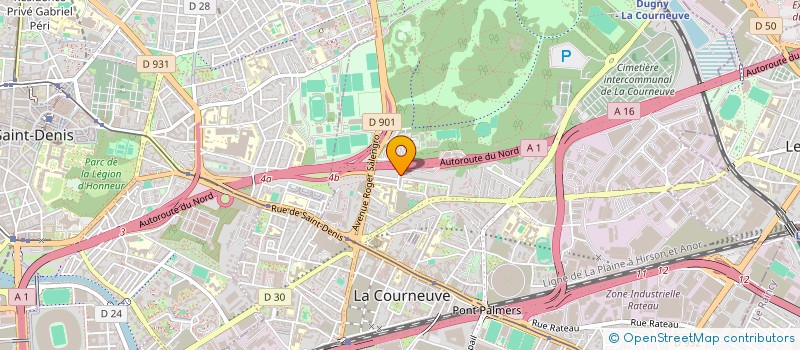 localisation de l'entreprise MONSIEUR MARC KOUHANA à LA COURNEUVE