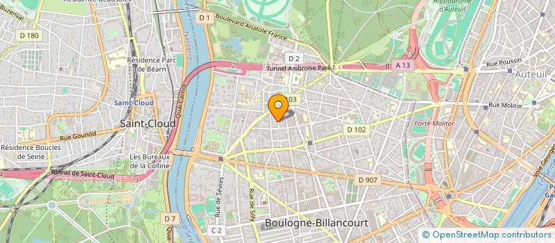 localisation de l'entreprise MONSIEUR MARC KOWOLIK à BOULOGNE-BILLANCOURT
