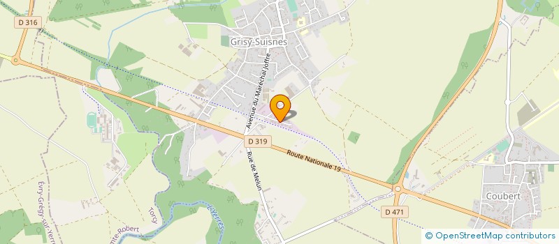 localisation de l'entreprise MONSIEUR MARC KRUGER  GRISY-SUISNES