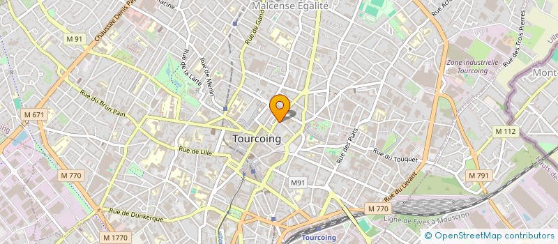 localisation de l'entreprise MONSIEUR MARC KRZYSTEK à TOURCOING