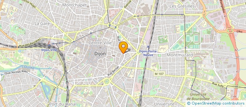 localisation de l'entreprise MONSIEUR MARC KUBIEZ  DIJON