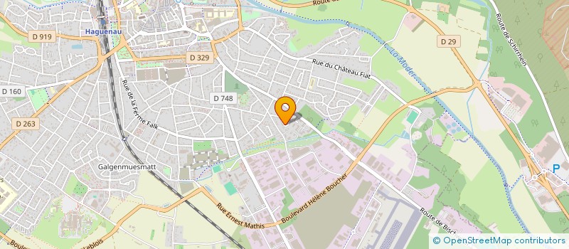 localisation de l'entreprise MONSIEUR MARC KUNTZ  HAGUENAU